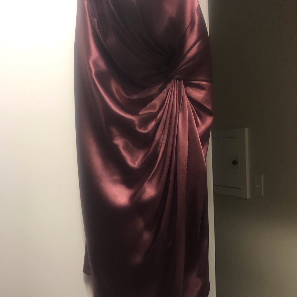 David’s Bridal Strapless Bridesmaid Dress - Picture 5 of 6